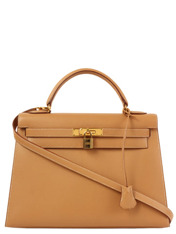 HERMES 1996 Made Kelly Bag 32Cm Natural