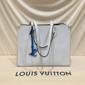Louis Vuitton White Epi Onthego MM Tote Sku# 73886