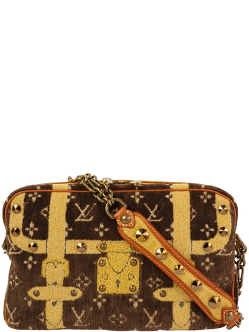 LOUIS VUITTON Monogram Trompe L'Oeil Trocadero Brown/Yellow