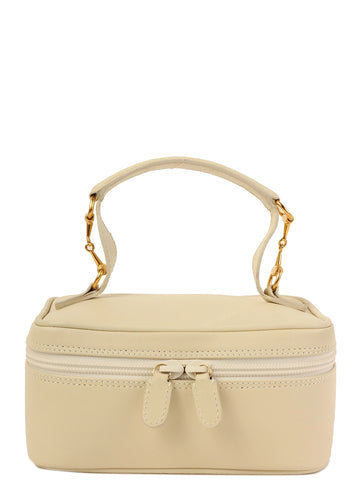 GUCCI Horse Bit Plate Mini Vanity Bag Ivory