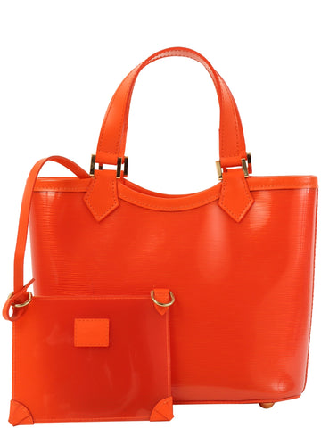 LOUIS VUITTON 2002 Made Epi Plage Mini Lagoon Bay Orange