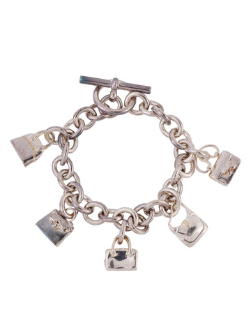 HERMES Amulet 5 Bracelet Silver