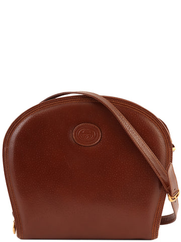 GUCCI Gg Embossed Shoulder Bag Brown