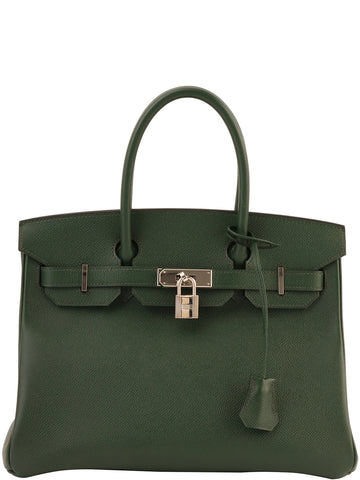 HERMES 2010 Made Birkin 30Cm Vert