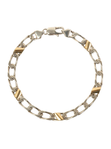 TIFFANY & CO. Design Chain Bracelet Silver/Gold