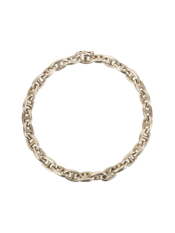 HERMES Chaine D'Ancre Bracelet Ppm Silver