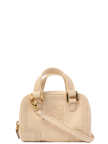 LOEWE Anagram Amazona Micro 2Way Bag Ivory