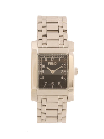 FENDI Classico Watch Silver/Black