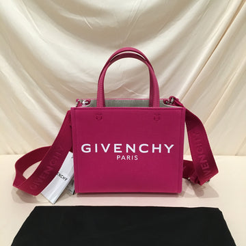 Givenchy Pink Canvas Mini G-Tote 2-Ways Bag Sku# 74171