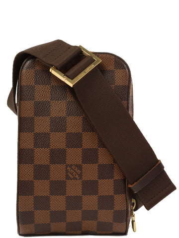 LOUIS VUITTON 2009 Made Canvas Damier Jeronimos Brown