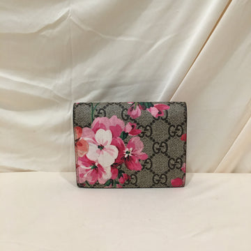 Gucci GG Supreme Floral Bifold Wallet Sku# 74475