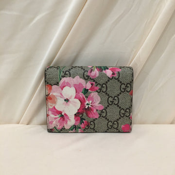 Gucci GG Supreme Floral Bifold Wallet Sku# 74478