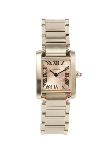 CARTIER Tank Francaise Sm Silver/Pink