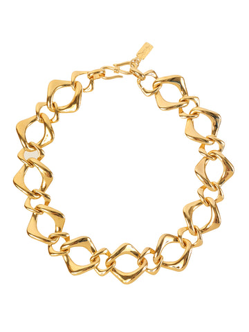 YVES SAINT LAURENT Big Chain Necklace Gold