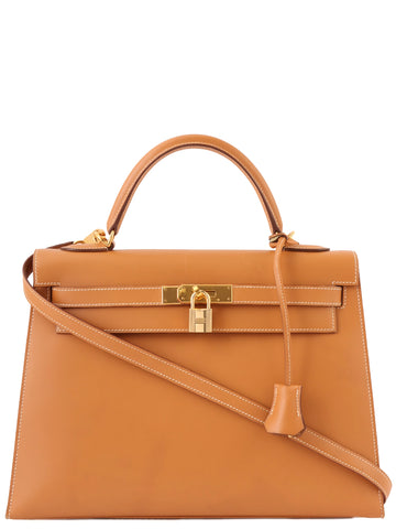 HERMES 2003 Made Kelly Bag 32Cm Natural