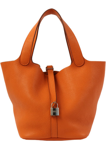 HERMES 2012 Made Picotin Lock Mm Orange