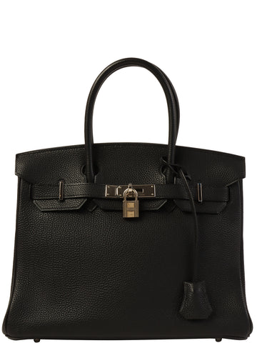 HERMES 2001 Made Birkin 30Cm Black