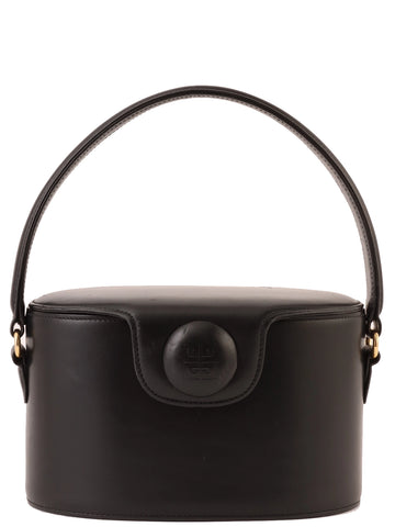 GIVENCHY Logo Embossed Top Handle Bag Black