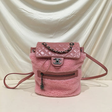 Chanel Pink Calfskin Paris-Salzburg Mountain Backpack Sku# 75908