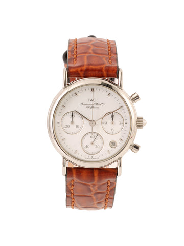 IWC Portofino Chronograph Silver/Brown