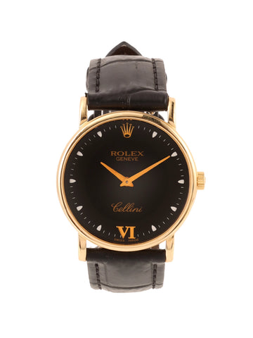 ROLEX Cellini Gold/Black