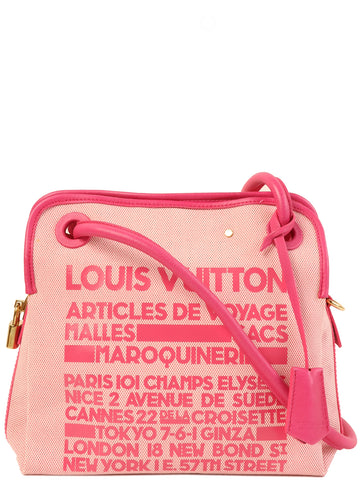 LOUIS VUITTON 2000 Made Rider Shoulder Bag Pink