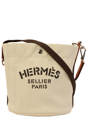 HERMES 2009 Made Sac De Pansage Beige