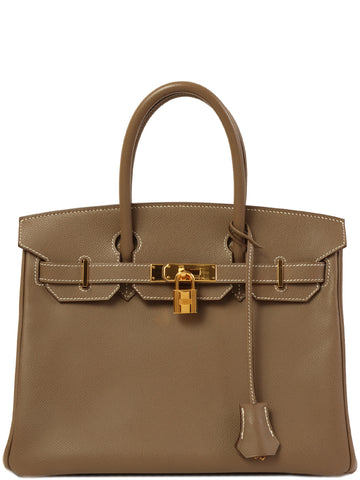 HERMES 2010 Made Birkin 30Cm Etoupe