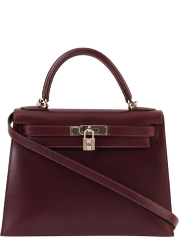 HERMES 2002 Made Kelly 28 Bordeaux