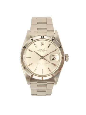 ROLEX Oyster Perpetual Date Just Silver