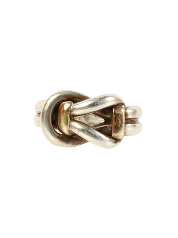 GUCCI Design Ring Silver/Gold