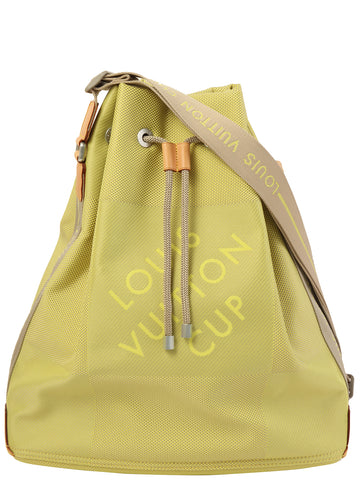 LOUIS VUITTON 2002 Made Damier Geant Lv Cup Volunteer Lime Green/Grey