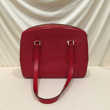Louis Vuitton Red Epi Leather Voltaire Castilian Shoulder Bag Sku# 73073
