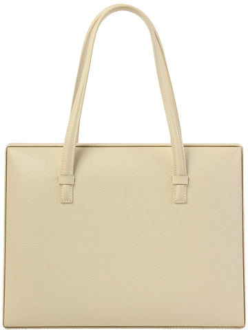 LOEWE Anagram Pattern Top Handle Bag Ivory