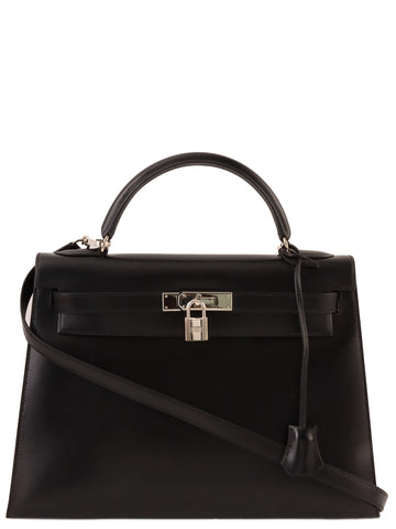 HERMES 1998 Made Kelly 32 Black