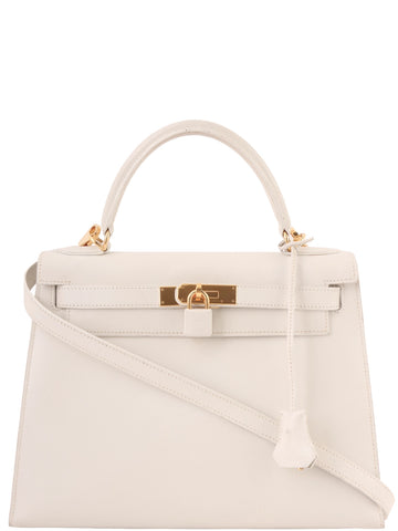 HERMES 2001 Made Kelly 28 White