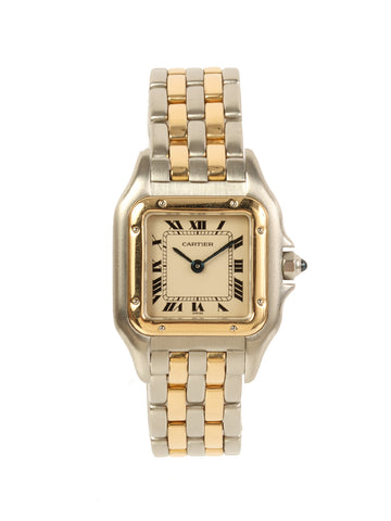 CARTIER Panthere Sm 2Row Silver/Gold