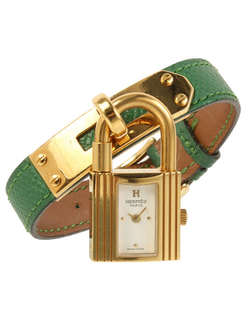 HERMES Kelly Watch Green