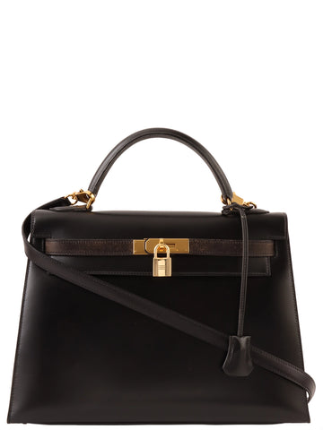 HERMES 1996 Made Kelly 32 Black