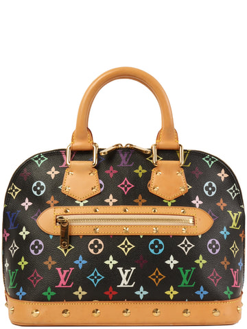 LOUIS VUITTON 2003 Made Monogram Multicolor Alma Noir