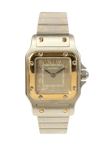 CARTIER Santos Garbe Sm Silver/Gold