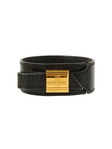 HERMES Artemis Bracelet Black/Gold