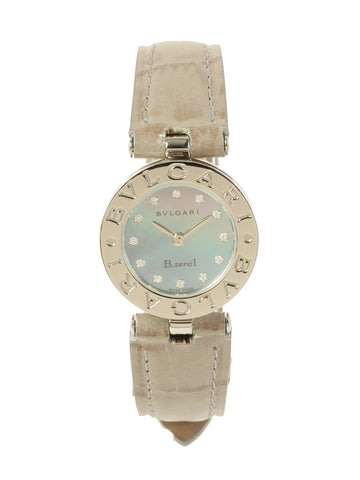 Bvlgari B Zero 1 12P Diamond Shell Fae Watch Silver/Grey/Blue