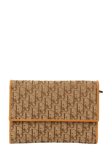 DIOR Trotter Pattern Wallet Beige