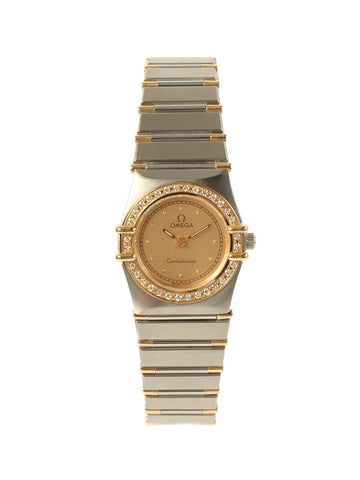 OMEGA Diamond Bezel Constellation Silver/Gold