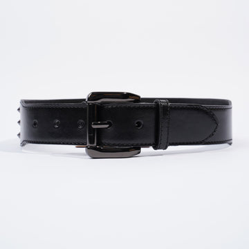 Burberry Rockstud Belt Black Leather 76mm