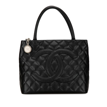 CHANEL Caviar Medallion Tote Tote Bag