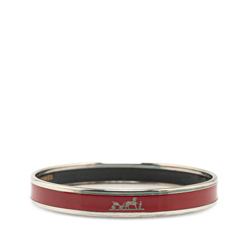 Hermes Narrow Caleche Enamel Bangle Costume Bracelet