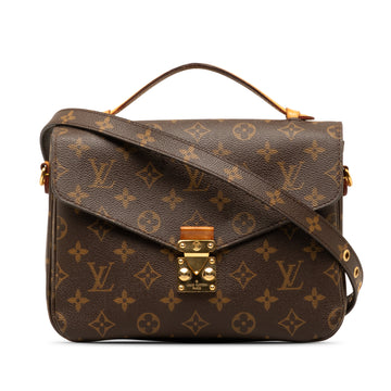 LOUIS VUITTON Monogram Pochette Metis Satchel