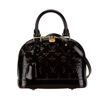 LOUIS VUITTON Monogram Vernis Alma BB Satchel